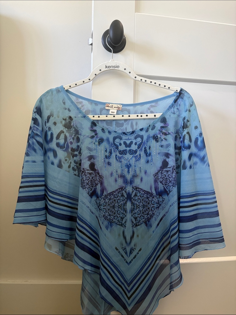 y2k sequence poncho/skirt